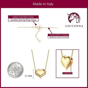 img 2 attached to Enchanting Yellow UNICORNJ Girls' Floating Pendant Necklace – Captivating Jewelry Perfect for Unicorn Lovers!