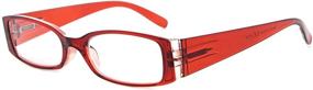 img 1 attached to 👓 Stylish Eyekepper 5 Pairs Women's Reading Glasses +1.50 in Red Frames – Fashionable Reading Eyeglasses