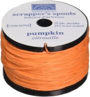 scrapper's floss in pumpkin - 15 yard spool: high-quality crafting essential logo