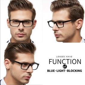 img 3 attached to 👓 OCCI CHIARI Blue Light Reading Glasses: Men's Eyewear Prescription Options 1.0-3.5 for Enhanced Eye Comfort