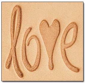 img 1 attached to Раскрашивание из натуральной кожи с помощью 3D штампа Love Tandy Leather Craftool® 8675-00: исключительное внимание к деталям для профессионального изготовления кожаных изделий.