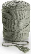 macrame cord 4 mm 165 yd – colorful cotton rope for weaving, dream catchers, wall hangings, plant hangers, gifts, and wedding decor logo