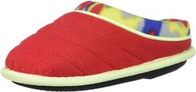 img 4 attached to 👟 Boys' Shoes - Dearfoams Fleece Slipper Heather Medium