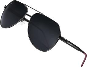 img 4 attached to Srinak Aviator Polarized Sunglasses Protection