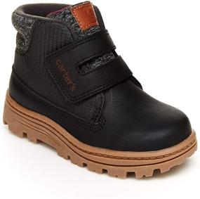 img 4 attached to Carters Kelso Fashion Black Toddler Boys' Shoes