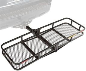 img 1 attached to 📦 Convenient and Durable 60" Long Steel Basket Folding Hitch Cargo Carrier by Rage Powersports Elevate Outdoor (Model: CCB-F6020-DLX)