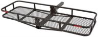 📦 convenient and durable 60" long steel basket folding hitch cargo carrier by rage powersports elevate outdoor (model: ccb-f6020-dlx) logo