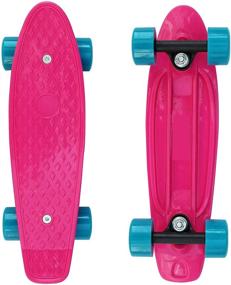 img 4 attached to 🛹 SK8MEMO 17x5 Inch Mini Skateboard with Eye-Catching Top Design, Beginners Mini Cruiser Skateboard featuring ABEC-7 Bearing and Smooth PU Wheels ...