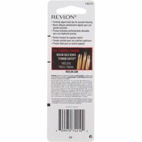 img 2 attached to Revlon Expert Tweezer, Slant Tip (Pack of 3): Precision Eyebrow Grooming Tool for Effortless Hair Removal