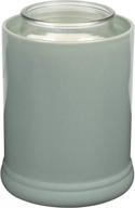 elanze designs solid color ceramic stoneware electric jar candle warmer (1 home decor logo