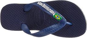 img 2 attached to Шлепанцы Havaianas Brazil Logo: детская обувь для летнего комфорта (унисекс)