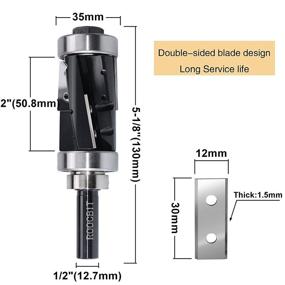 img 1 attached to 🔧 Revolutionary ROOCBIT Router with Replaceable Bearing for Enhanced Performance