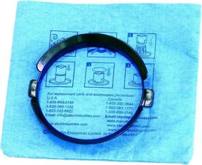 img 1 attached to 🔵 Stanley 20-1100 Многоразовый синий тканевый фильтр с клеммным кольцом - идеально подходит для пылесосов мокрого/сухого типа вместимостью 3 и 5 галлонов.