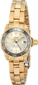 img 3 attached to 🌟 INVICTA-14987 Pro Diver Women's Gold Watch with Japanese Quartz Analog Display