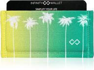 🌴 infinity wallet - sleek unisex minimalist wallet (malibu palms edition) logo