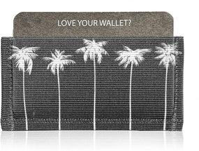 img 3 attached to 🌴 Infinity Wallet - Sleek Unisex Minimalist Wallet (Malibu Palms Edition)