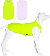 🐶 2-pack kickred dog cooling shirts - ice pet vest clothes for instant cooling, ultra lightweight breathable sleeveless t-shirts for small dogs puppy -boy girl, size m логотип