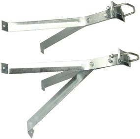 img 4 attached to 🔧 Skywalker SKY32815 - Heavy Duty 12-Inch Wall Mount Bracket (1 Pair) - SKY-32815