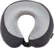 travelon cooling neck pillow charcoal bedding for bed pillows & positioners logo