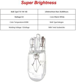 img 1 attached to Cciyu Halogen Instrument Cluster 10Pack