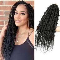 🦋 6 packs butterfly box braids crochet hair 20 inch – jungle box braids, boho goddess knotless braids pre looped butterfly braids crochet hair for black women logo