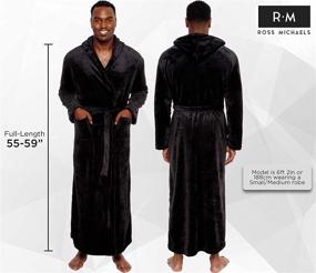 img 2 attached to 🧥 Ross Michaels Men's Long Hooded Jacket
