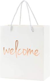 img 4 attached to 🛍️ Crisky Welcome Bags Rose Gold Gift Bags: Perfect for Wedding Guests, Birthdays, and More - Set of 25