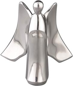 img 3 attached to 🌟 Nambe Holiday Collection Nativity Angel Figure - 7"H x 5"W - Todd Weber Design