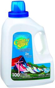 img 4 attached to 🧺 Pack of 4 Country Save Liquid Laundry Detergent Bottles, 100 Ounce - 100 Loads