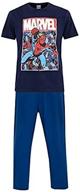 🕷️ marvel men's spiderman pajamas medium - comfy sleepwear for spiderman fans logo