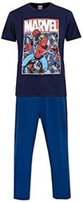 img 1 attached to 🕷️ Marvel Men's Spiderman Pajamas Medium - Comfy Sleepwear for Spiderman Fans