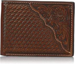 img 4 attached to 🌸 Nocona Men's Money Corner with Floral Design