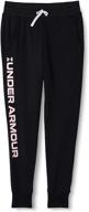 under armour fleece joggers cerise girls' clothing in active logo