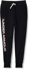 img 4 attached to Under Armour Fleece Joggers Cerise Girls' Clothing in Active