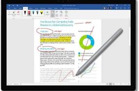 img 1 attached to 💙 Microsoft Surface Pen with 4096 Pressure Points, Bluetooth 4.0, and Rubber Eraser - Platinum: Compatible with Surface Pro 7, Pro 6, Laptop 3, Book 2, Laptop 2, Go, Studio 2, Pro 5, and Pro 4