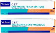 improve oral health with virbac cet poultry toothpaste, 70 gm (2 pack) logo
