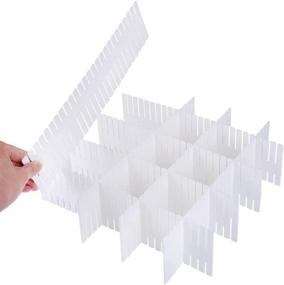 img 2 attached to 🗃️ Croing - 32 pcs White Drawer Dividers: Efficient Organizer and Separator for Ornament & Drawer Storage