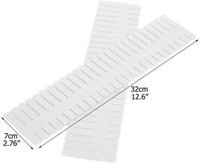 img 3 attached to 🗃️ Croing - 32 pcs White Drawer Dividers: Efficient Organizer and Separator for Ornament & Drawer Storage