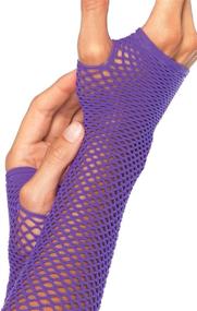img 1 attached to 🧤 Leg Avenue Women's Triangle Fingerless Gloves: Ultimate Style and Comfort