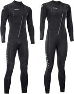 🌊 zcco ultra stretch 3mm neoprene wetsuit: one piece full body diving suit for men - snorkeling, scuba diving, swimming, surfing logo