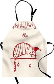 img 3 attached to Ambesonne Christmas Ornaments Adjustable Gardening Kitchen & Dining