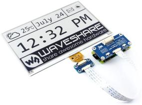 img 4 attached to Дисплей Waveshare 7,5 дюйма E-Ink HAT для Raspberry Pi - разрешение 800×480, встроенный контроллер, интерфейс SPI, поддержка для плат Raspberry Pi и Jetson Nano