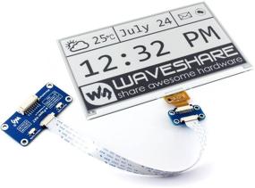 img 1 attached to Дисплей Waveshare 7,5 дюйма E-Ink HAT для Raspberry Pi - разрешение 800×480, встроенный контроллер, интерфейс SPI, поддержка для плат Raspberry Pi и Jetson Nano