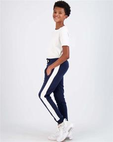 img 1 attached to 👖 Real Essentials 3 Pack: Boys Youth Soft Fleece Jogger Sweatpants - Active & Athletic