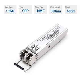 img 2 attached to 🔌 Cable Matters 2-Pack 1000BASE-SX SFP to LC Multi Mode 1G Fiber Transceiver Modular: Compatible with Cisco, Ubiquiti, TP-Link, Huawei, Mikrotik, Netgear, and Supermicro Equipment