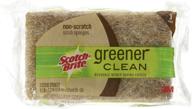 🧽 scotch-brite greener clean non-scratch scrub sponge, 3/pack [set of 2] - enhanced for better seo logo