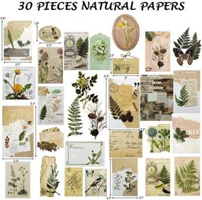 img 2 attached to Livin' the Vintage Vibe: 90PCS Limmoz Scrapbooking Stickers Pack for DIY Art and Craft