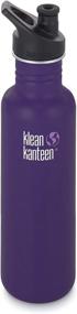 img 3 attached to 🍇 Klean Kanteen Classic Stainless Steel Bottle with Sport Cap 27oz - Berry Syrup: A Durable and Stylish Hydration Solution