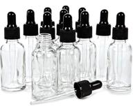 🧪 vivaplex clear glass bottles with droppers: premium lab & scientific products for effective dispensing logo