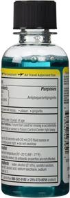 img 2 attached to 🧴 Travel Size Listerine Cool Mint Antiseptic Mouthwash - Pack of 6 (3.2 oz)